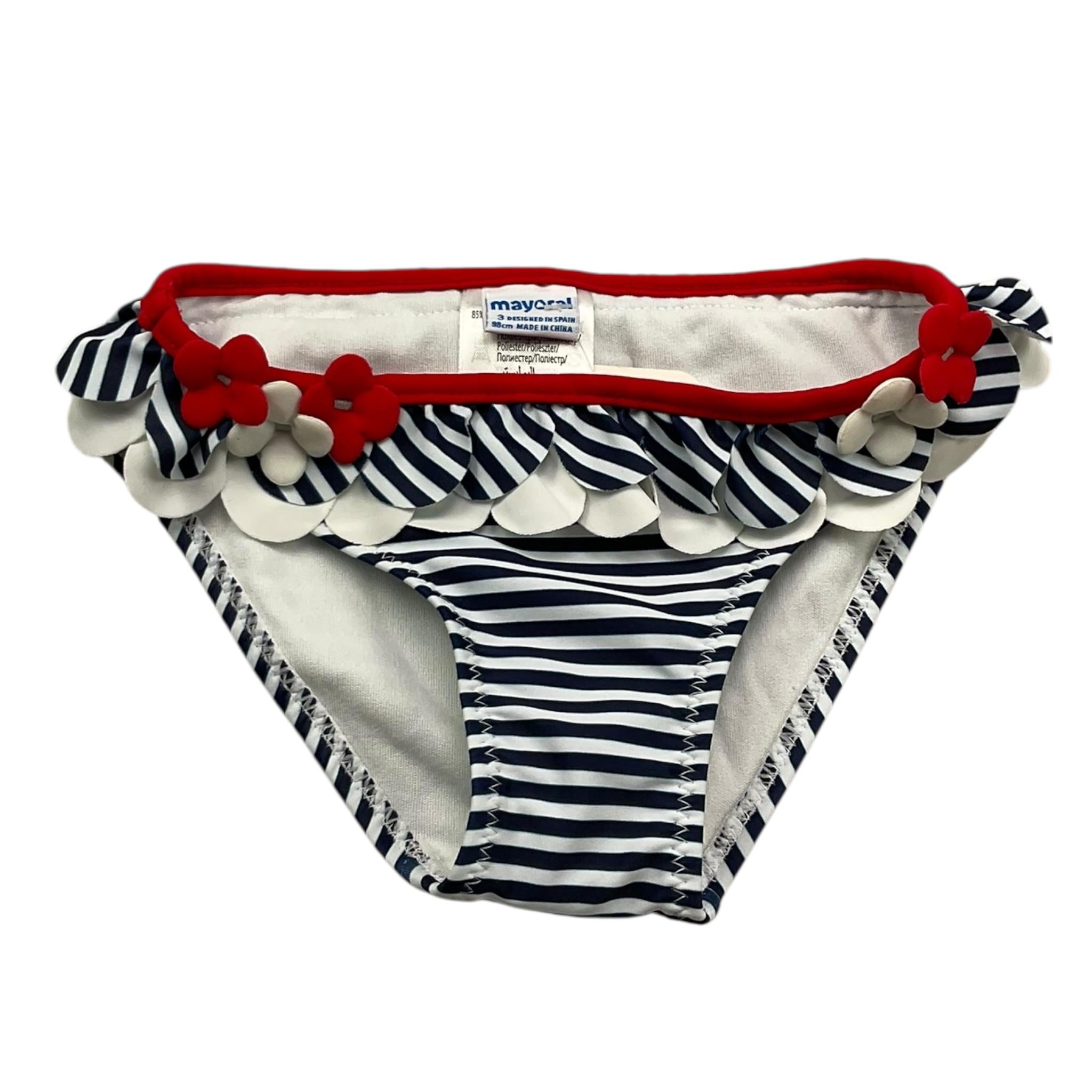 Mayoral Costume Stampa Fantasia A Righe per Bambina 3604J BIANCO/BLU MAYORAL 