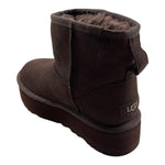 UGG stivaletti tinta unita con pelliccia Marrone per Bambina 1143700K MARRONE UGG 
