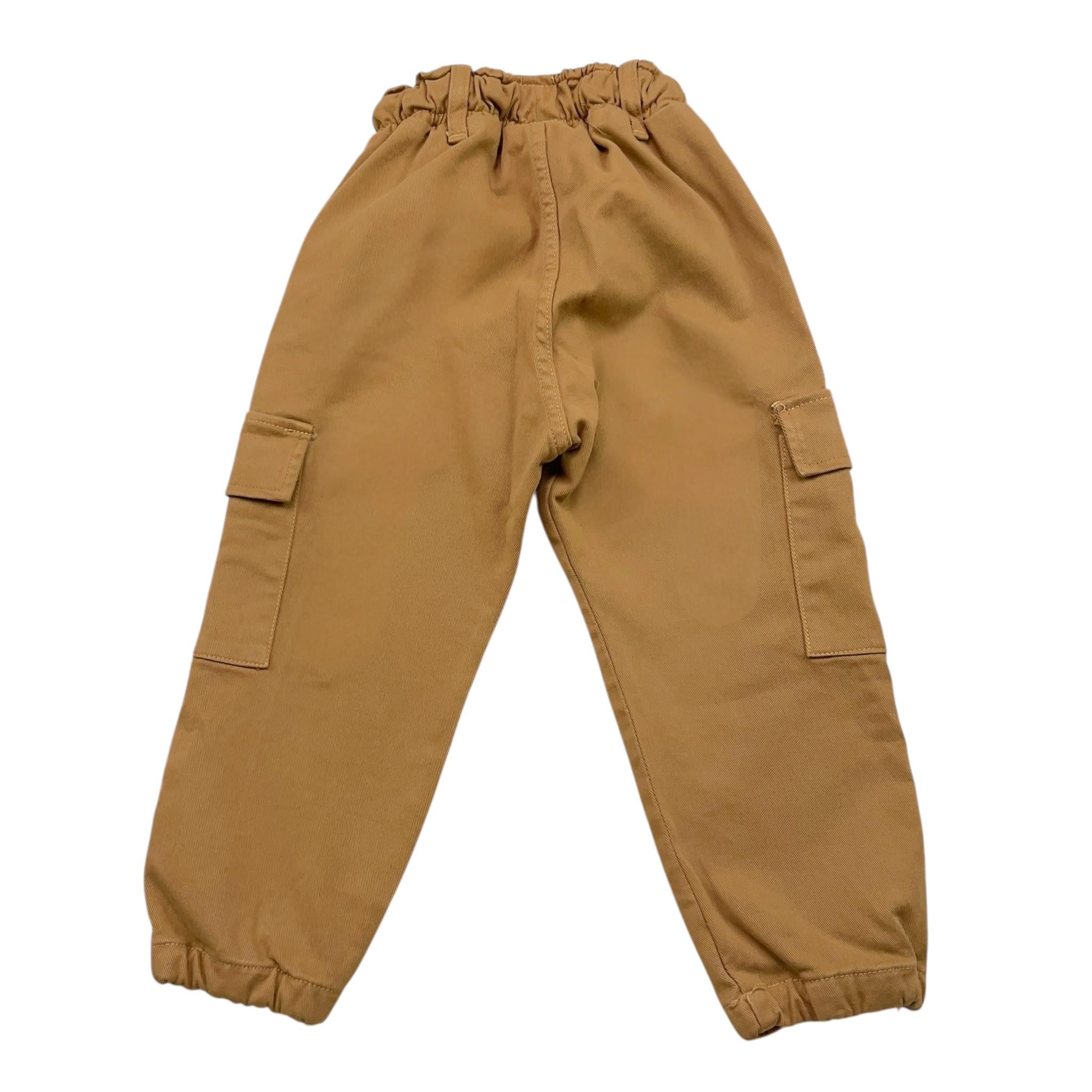 NEVER TOO pantalone modello cargo tinta unita Biscotto per Bambino NT2168B BISCOTTO NEVER TOO 