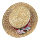 Nanan Cappello Tinta Unita di Paglia  per Bambina E24487MDF BEIGE NANAN 