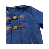 MAYORAL cappotto tinta unita cn cappuccio Blu per Neonato 2458 BLU MAYORAL 