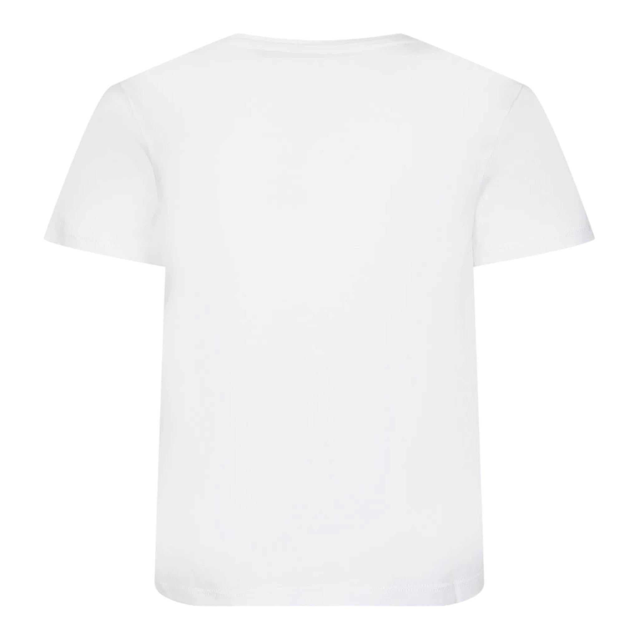 PATRIZIA PEPE t-shirt girocollo tinta unita con stampa in contrasto Bianco per Bambina 7M0805 BIANCO PATRIZIA PEPE 