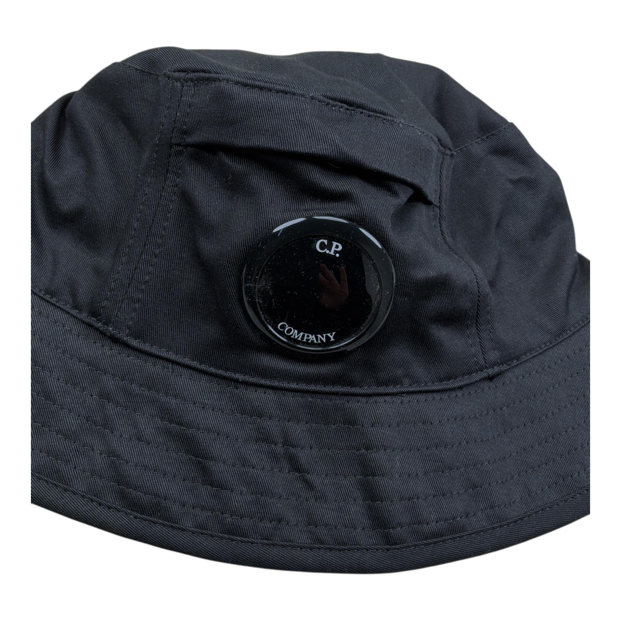 C.P. Company Cappello Pescatore Tinta Unita per Bambino CMX006 NERO C.P. COMPANY 