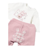 MAYORAL complet 3 pezzi felpa-shirt-pantalone Rosa per Neonata 2612 ROSA MAYORAL 