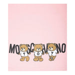 MOSCHINO coperta bicolore con stampe orsi Rosa/bianco per Neonata MUB00F ROSA/BIANCO MOSCHINO 