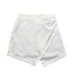 Y-Clu Gonna Tinta Unita con Elastico In Vita per Bambina Y19046 BIANCO Y-CLU 