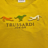 Trussardi T-Shirt Tinta Unita con Stampa per Neonato TIP25020TS GIALLO TRUSSARDI 