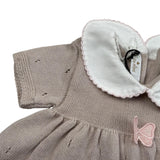 Baby Lord Abito Mezza Manica tinta unita Beige per Neonata TGN BEIGE BABY LORD 