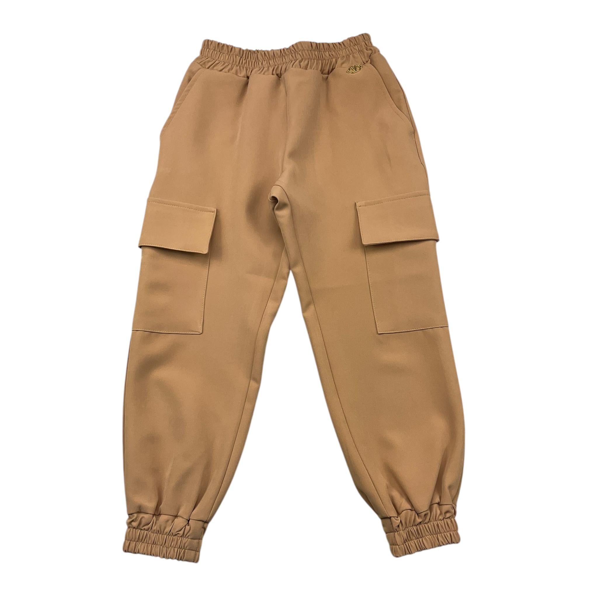 FUN & FUN pantalone tinta unita con elastico in vita Beige per Bambina FBPT00223 BEIGE FUN & FUN 