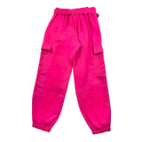 Liu Jo Einfarbige Hose mit Gürtel Fuchsie für Mädchen