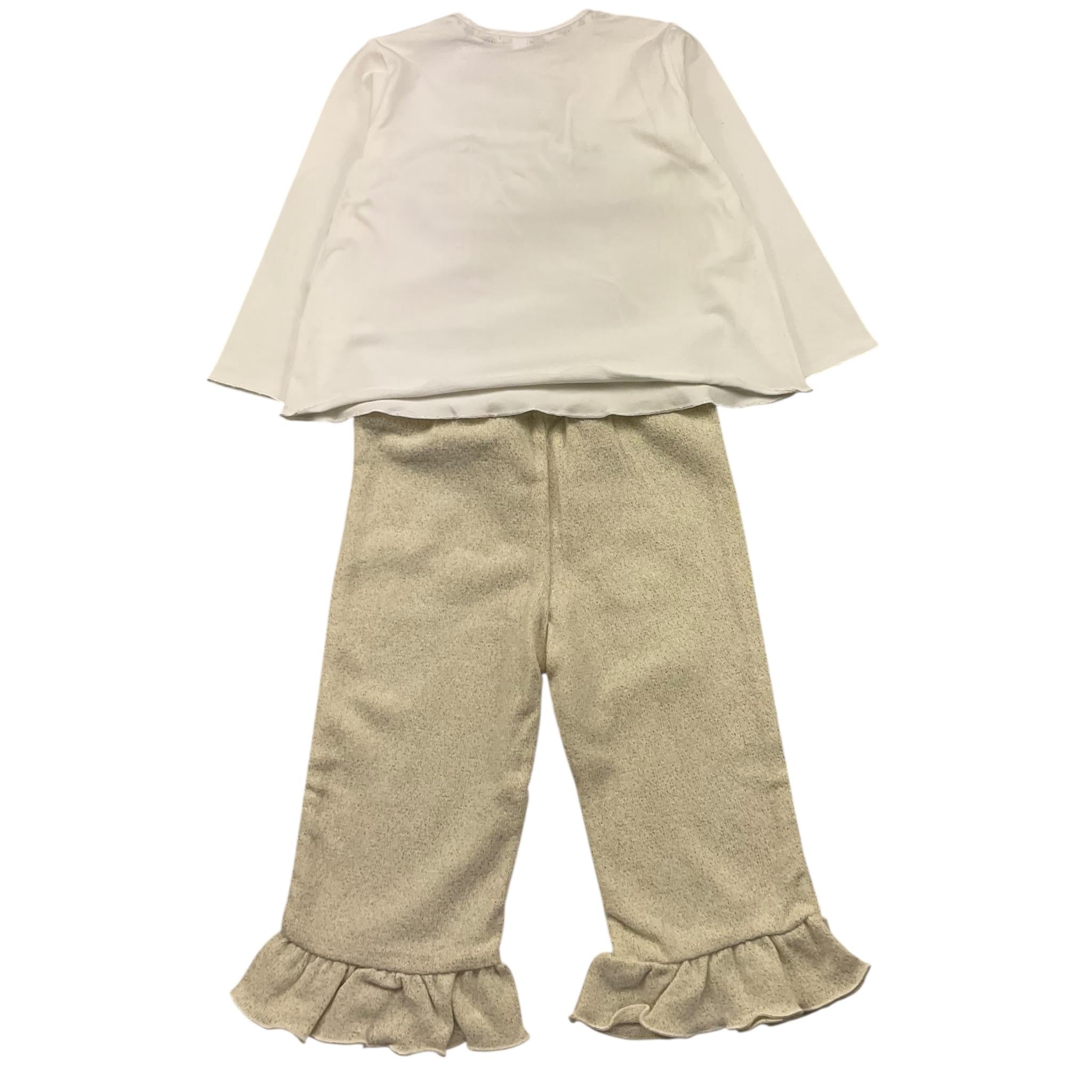 NANAN completo 2 pezzi shirt-pantalone Bianco per Neonata I234422RP BIANCO NANAN 