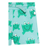Stella Mccartney Bermuda In Tuta Tinta Unita con Stampa per Bambino TW6P59X AZZURRO STELLA McCARTNEY 
