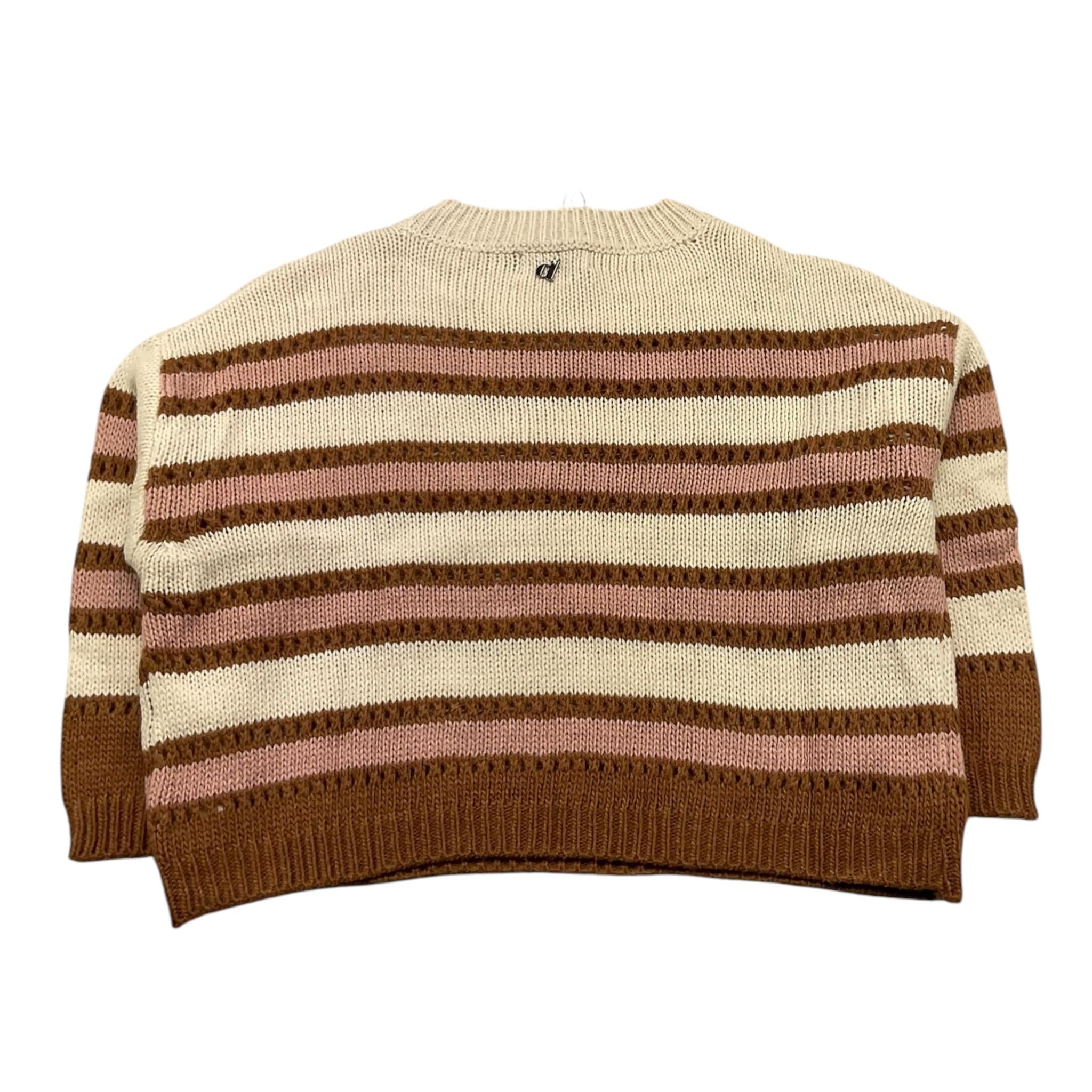 DIXIE maglia girocollo fantasia a righe Beige per Bambina NB05231G67 BEIGE DIXIE 