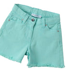 Sarabanda Short tinta unita con Girovita Regolabile Verde Acqua per Bambina 0B222XJ VERDE ACQUA SARABANDA 