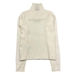 MARC ELLIS maglia collo alto tinta unita con logo Bianco per Bambina JMJSW00188 BIANCO MARC ELLIS 