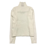 MARC ELLIS maglia collo alto tinta unita con logo Bianco per Bambina JMJSW00188 BIANCO MARC ELLIS 
