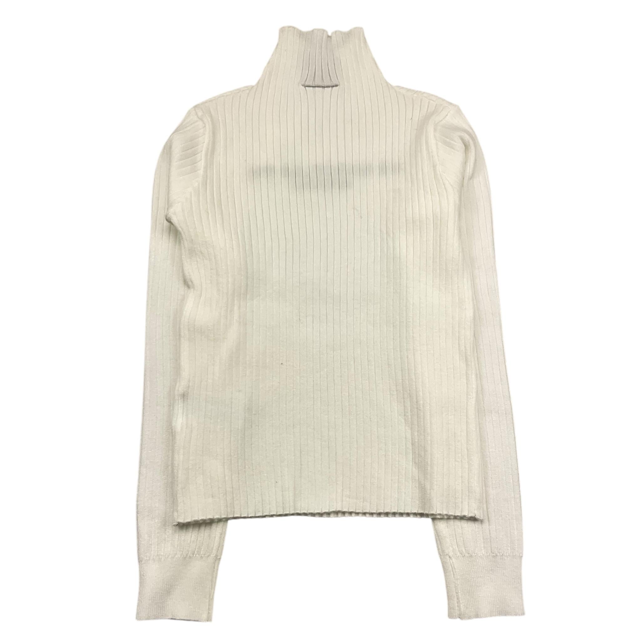 MARC ELLIS maglia collo alto tinta unita con logo Bianco per Bambina JMJSW00188 BIANCO MARC ELLIS 
