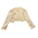 Elisabetta Franchi Kurzes Modell Jacke Einfarbig Beige Für Mädchen