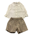BARCELLINO completo 2 pezzi camicia-short Bianco per Neonata 115707 BIANCO BARCELLINO 