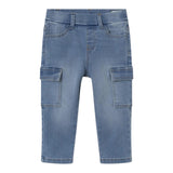 Mayoral Jeans Tinta Unita con Tasconi per Neonato 1578 AZZURRO MAYORAL 