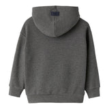 IL GUFO felpa chiusa cn cappuccio tinta unita cn stampa Grigio per Bambino A24MF287M0116 GRIGIO IL GUFO 