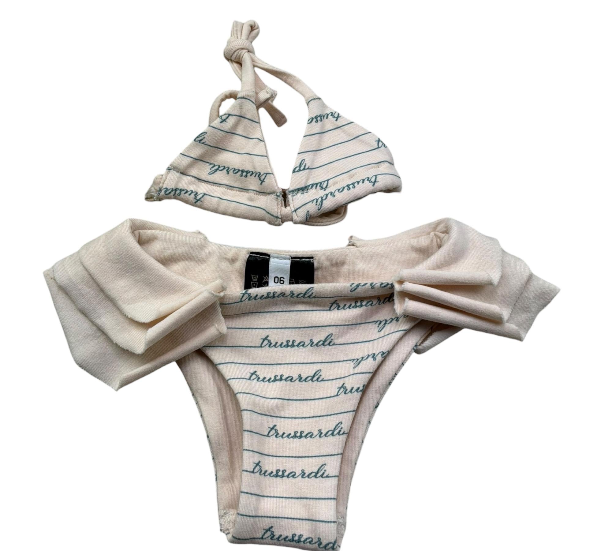 Trussardi Costume 2 Pezzi Fascia-Mutandina per Neonata TIP26027CO ROSA TRUSSARDI 