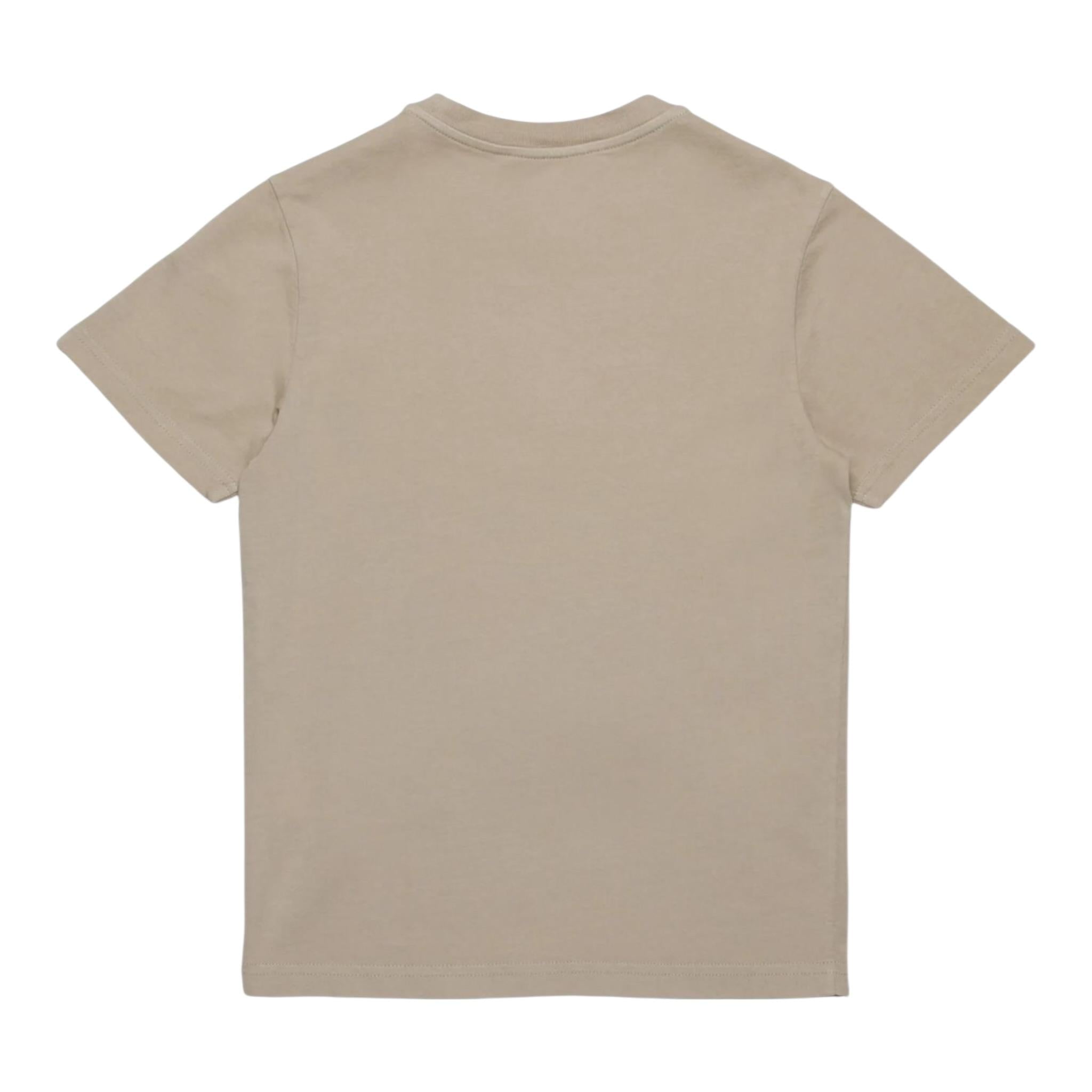 Dsquared2 T-Shirt tinta unita con Stampa Beige per Bambino DQ2856X BEIGE DSQUARED2 