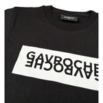 Gavroche T-Shirt Girocollo tinta unita con Stampe Nero per Bambino TGVR NERO GAVROCHE 