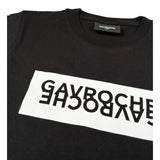 Gavroche T-Shirt Girocollo tinta unita con Stampe Nero per Bambino TGVR NERO GAVROCHE 