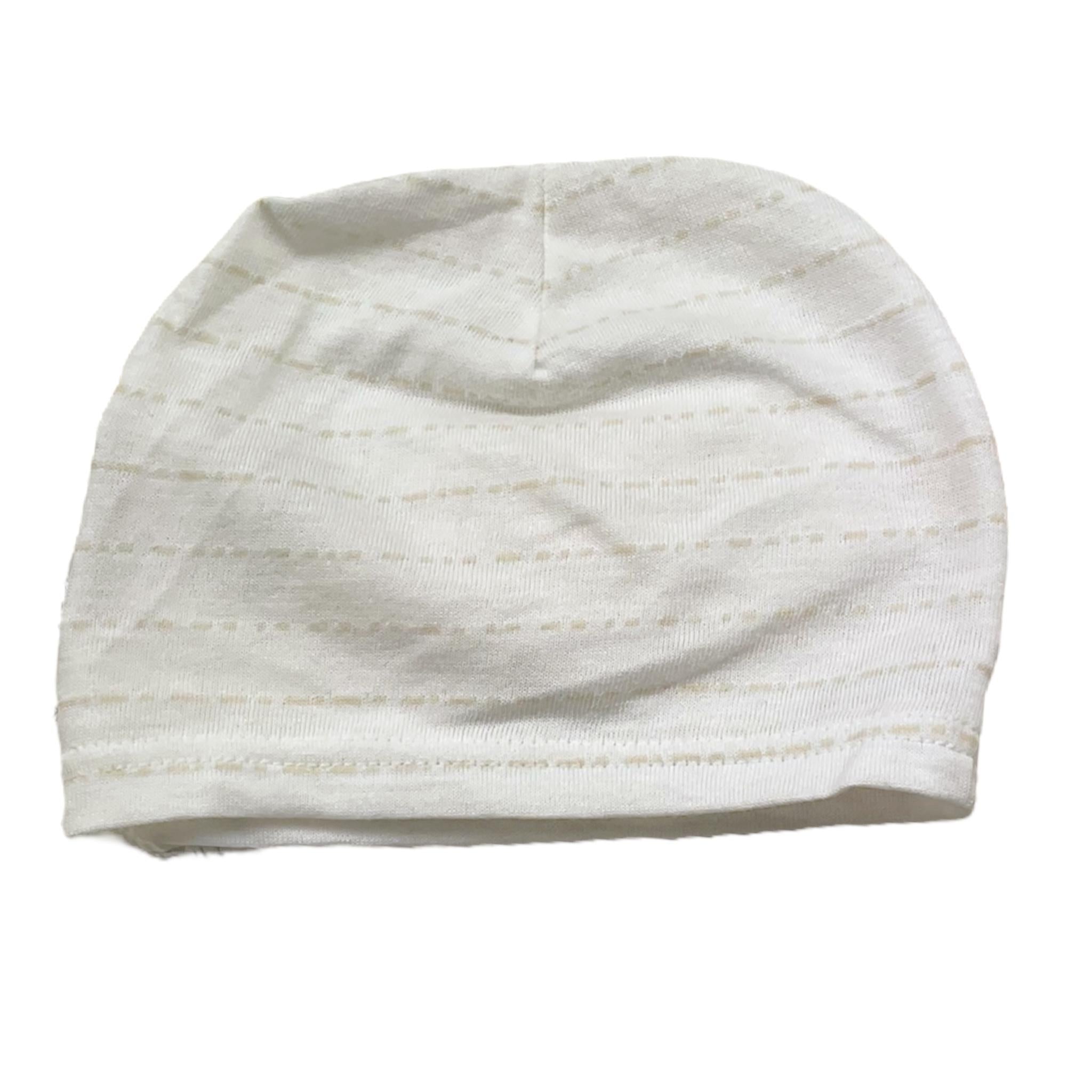 Barcellino Cappello Tinta Unita con Applicazione Fiore per Neonata BO220019 BIANCO BARCELLINO 