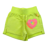 Billieblush Short Tinta Unita con Stampa per Bambina U21044X GIALLO FLUO BillIEBLUSH 