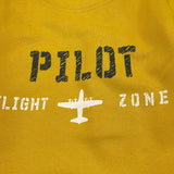 AERONAUTICA MILITARE felpa tinta unita girocollo con stampa Giallo per Neonato 242FE0002AJRF758 GIALLO AERONAUTICA MILITARE 