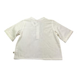 Petit Indi camiciaMezza Manica Girocollo Tinta Unita  per Bambino SS25BK7120 BIANCO PETIT INDI 