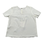 Zhoe & Tobiah T-Shirt Girocollo Tinta Unita con Stampa per Neonato BSE9B PANNA ZHOE & TOBIAH 