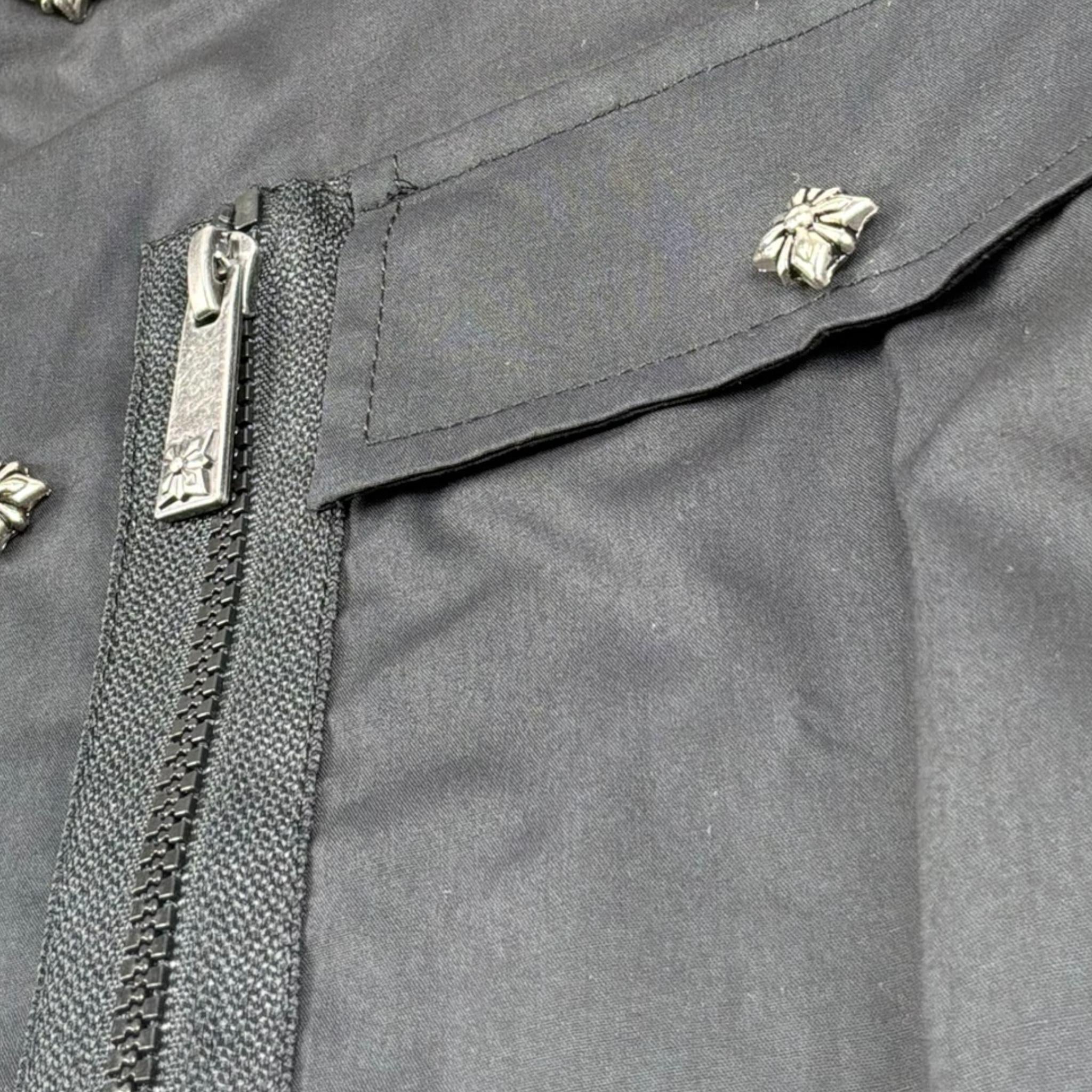 John Richmond Camicia Tinta Unita con Zip per Bambino RBP26009CA NERO JOHN RICHMOND 