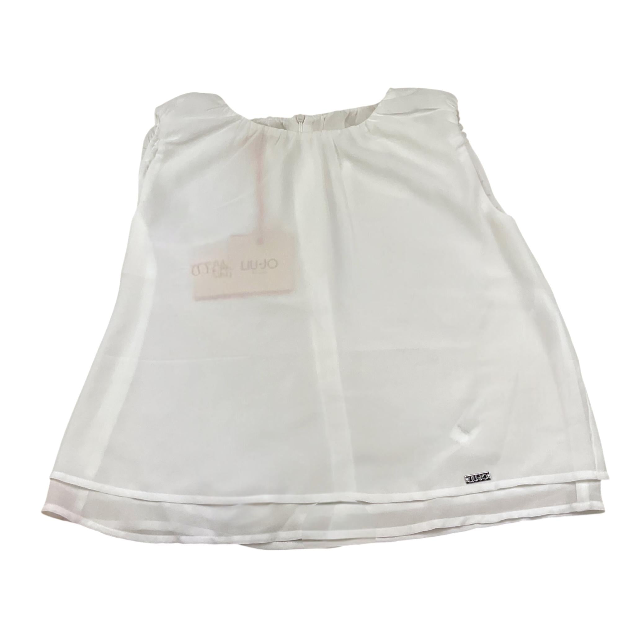 Liu Jo Camicia Giromanica Tinta Unita per Bambina GA5126 BIANCO LIU JO 