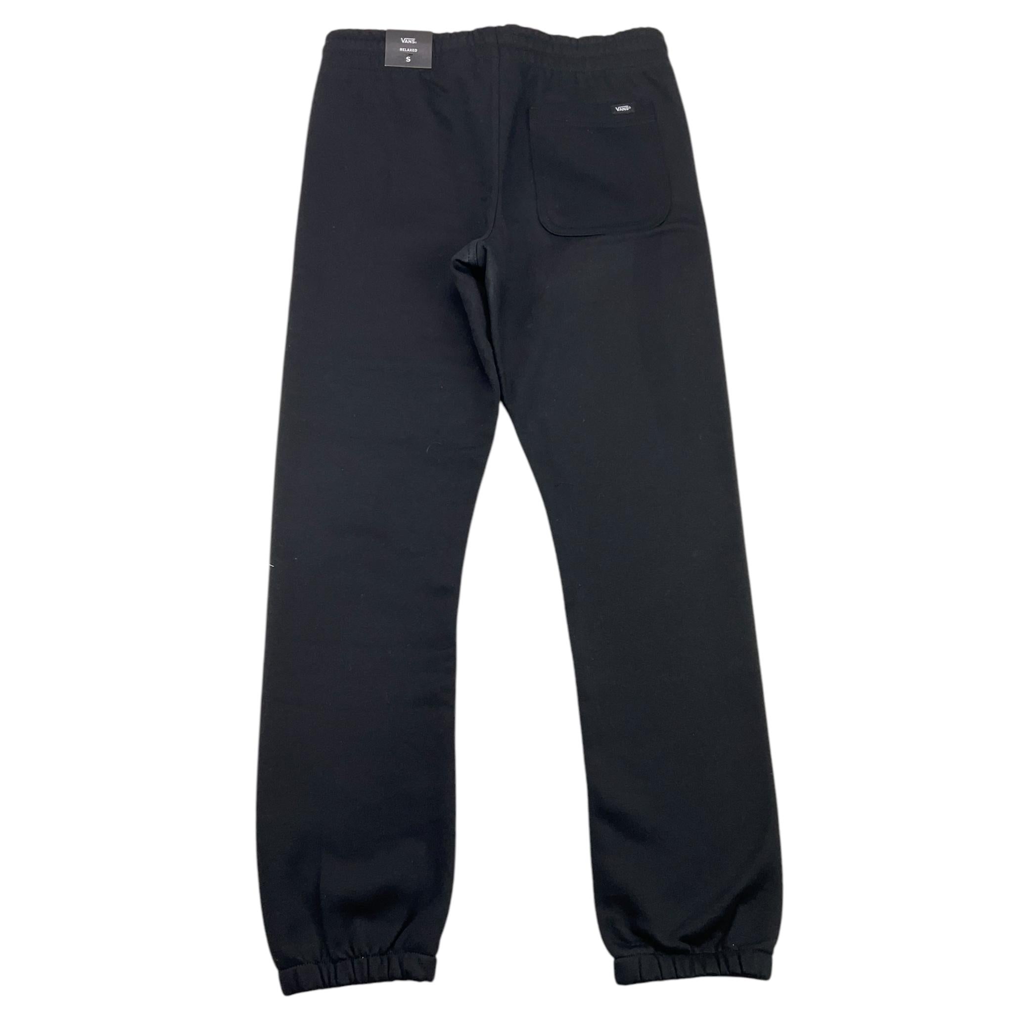 VANS pantalone tuta tinta unita con logo Nero per Bambino VN000JBABLK NERO VANS 