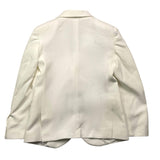 Machen Sie eine schlichte Jacke mit Knöpfen weiß für Jungen