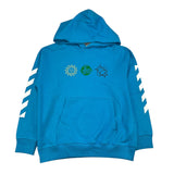 Off-White Hoodie Einfarbig Hellblau Für Jungen