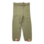 LOUISE MISHA leggins tinta unita Verde per Neonata GRCW24L0295N VERDE LOUISE MISHA 