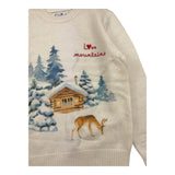 SAINT BARTH maglia girocollo tinta unita con stampa Bianco per Bambino LOVEDEER BIANCO SAINT BARTH 