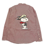 Saint Barth Camicia Manica Lunga Fantasia Righe per Bambino AGN0001 BIANCO/ROSSO SAINT BARTH 