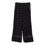 N°21 Pantalone Tinta Unita con Stampa per Bambina N2101L NERO N°21 