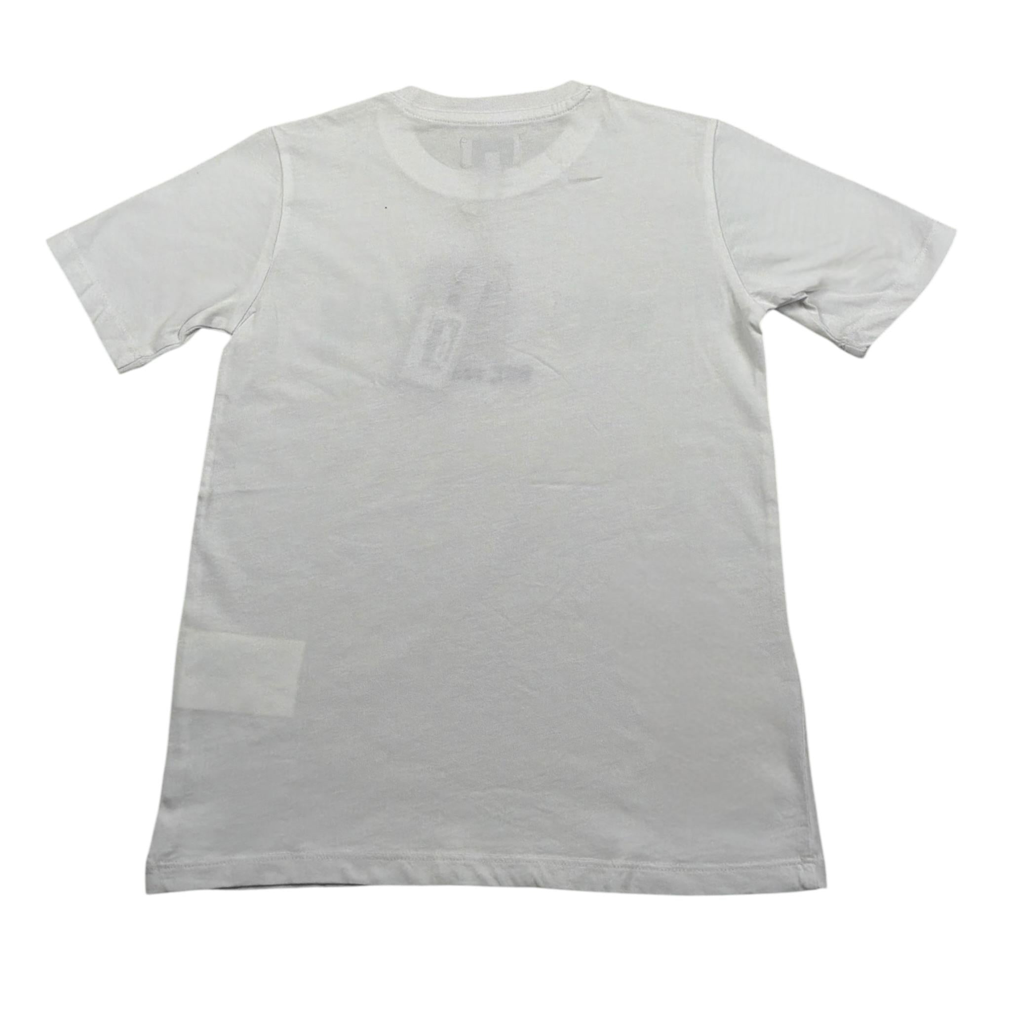 Woolrich T-Shirt Girocollo tinta unita con Logo Bianco per Bambino CFWKTE0044MRUT1486 BIANCO WOOLRICH 
