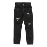 John Richmond Jeans Tinta Unita con Girovita Regolabile per Bambino RBP25181JE NERO JOHN RICHMOND 