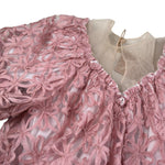 Coco' Et Mama' Abito Mezza Manica Tinta Unita per Bambina MIMOSA ROSA COCO' ET MAMA' 