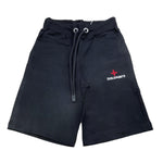 Zu+Elements Bermuda In Tuta Tinta Unita Con Stampa Nero Per Bambino ZU1610 NERO ZU+ELEMENTS 