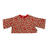 MOSCHINO t-shirt tinta unita modello crop con stampa Rosso per Bambina HBM062 ROSSO MOSCHINO 
