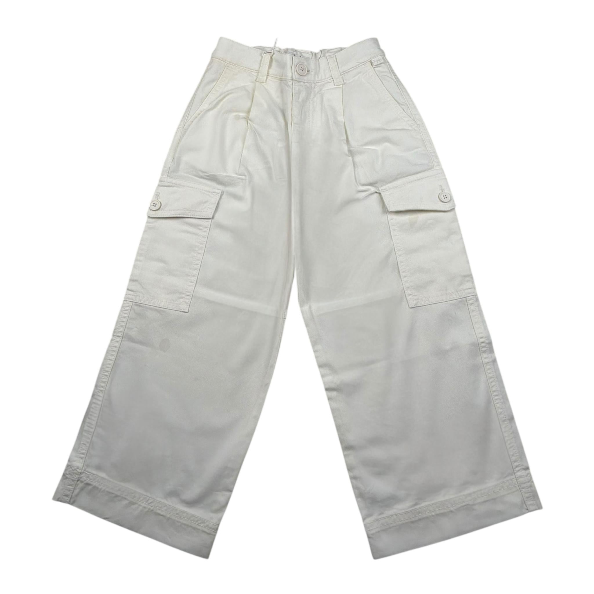 Il Gufo Pantalone Tinta Unita Cargo per Bambino P25PL440C6074 PANNA IL GUFO 