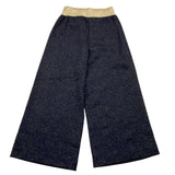 IL GUFO pantalone modello palazzo tinta unita glitterato Blu per Bambina A24PL439M4022 BLU IL GUFO 